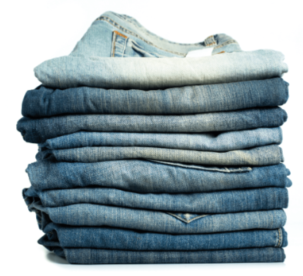 Jeans recyclés utilisés en doublure