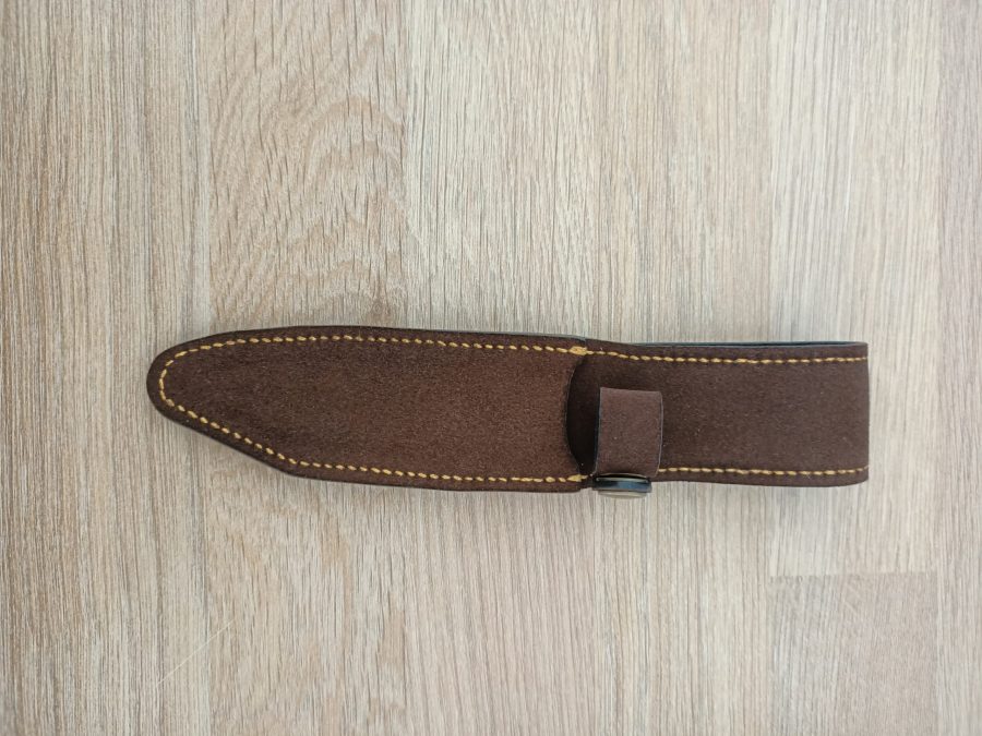 Étui à couteau en cuir, fermé
